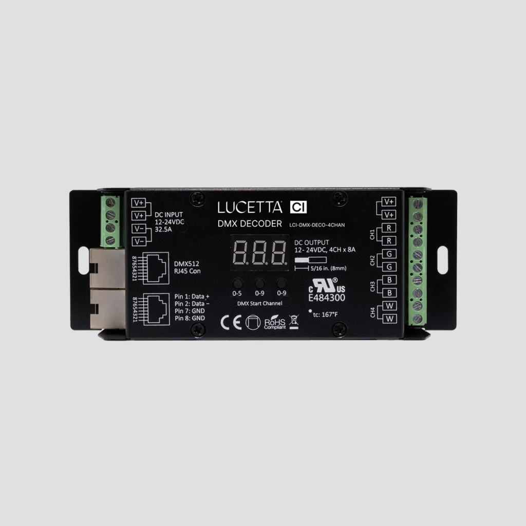 DMX 4 Channel Decoder