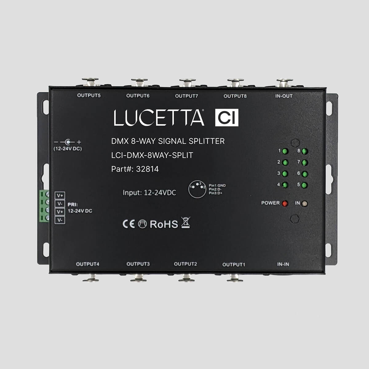 dmx 8 way splitter dmx 8 way splitter